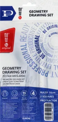 Produktbild von MemoBe Geometrisches Zeichenset 16 cm Pratel