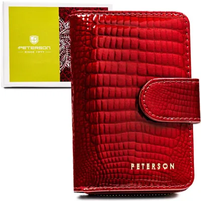 Produktbild von Damen-Ledergeldbörse PTN PH31-1-RS-1528 Rot