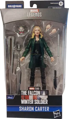 Produktbild von Hasbro F3860 Disney Marvel Legends Series Sharon Carter Winter Soldier The Falcon Actionfigur Sammelfigur Spielfigur 15 cm