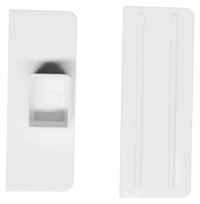 Produktbild von Rolmajster PVC Endkappen Weiß, 1-läufig, 2 Stück