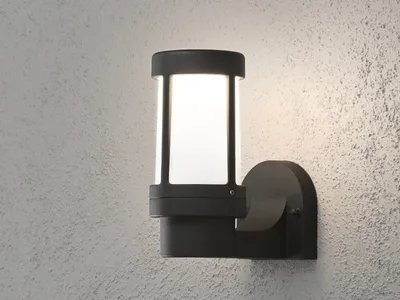 Produktbild von Konstsmide Siena schwarz lackiertes Aluminium, opales Glas 7513-752