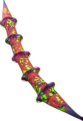 Produktbild von 5m PSYWORK Schwarzlicht Deko Tentakel "Neon Halloween Bloody", Ø 40cm