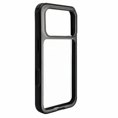 Produktbild von Evelatus Apple iPhone 18 Pro / 17 Pro LiveCase Hybrid-Hülle, Standfunktion, PC+TPU, Schwarz