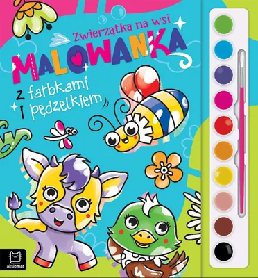 Produktbild von Zwierzątka na Wsi. Malowanka z Farbkami dla dzieci