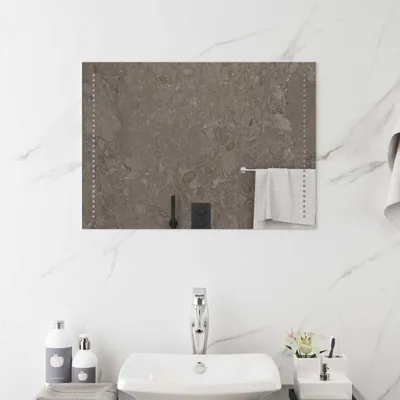 Obrázok produktu pre LED zrkadlo do kúpeľne, priehľadné, 70 x 50 cm, tvrdené sklo
