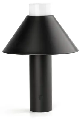 Zdjęcie produktu dla Przenośna lampa akumulatorowa Fuji IP54 czarna 1,5W 2700K ciepła biel