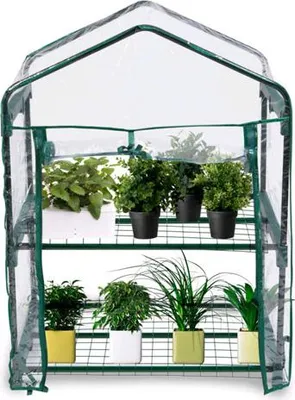 Zdjęcie produktu dla Mini szklarnia, ogrodowa, 2 poziomowa, 69x49x95 cm