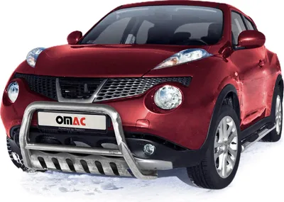 Produktbild von Frontbügel Frontschutzbügel für Nissan Juke 2010-2014 mit ABE Edelstahl Silber