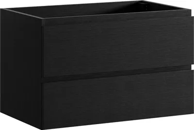 Immagine prodotto di Mobiletto Angela 80cm - Legno nero - Set di mobili da bagno per il bagno