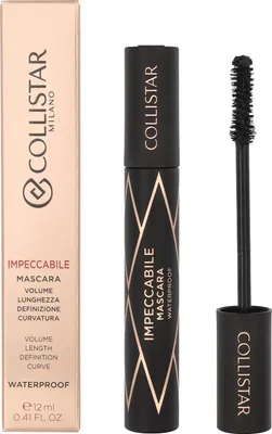 Produktbild von Collistar Impeccabile Mascara Waterproof, Schwarz, Locken, Definition, Verlängerung, Volumengebend, 12 ml, Frauen, ISODODECANE, AQUA, CI 77499, TRIMETHYLSILOXYSILICATE, DISTEARDIMONIUM HECTORITE, EUPHORBIA..., 1 Stück(e)