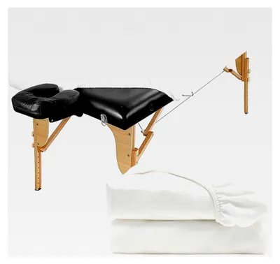 Produktbild von Spannbezug für Massageliege 2 Stück - 80 x 190 cm, Wasserdichtes Spannlaken für Behandlungsliegen, Ölresistent und Waschbar