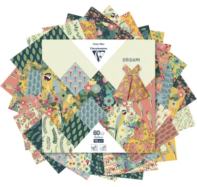 Immagine prodotto di Clairefontaine Origami Set 60 fogli 15x15 Kiribati