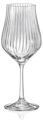 Obrázek produktu pro Bohemia Crystal Sklenice na bílé víno Tulipa Optic 350ml (set po 6ks)