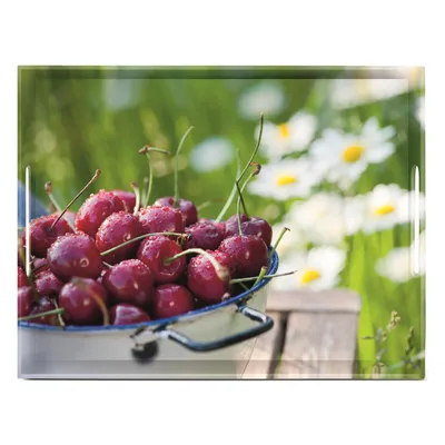 Produktbild von emsa Serviertablett CLASSIC Motiv: Cherries 400 x 310 mm