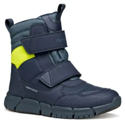 Image de Bottes pour garçons Geox, modèle J169XC0FU50C0700, couleur : bleu, taille : 33