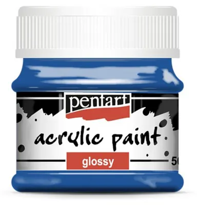 Produktbild von PENTART Acrylfarbe, glänzend, 50 ml, BLAU