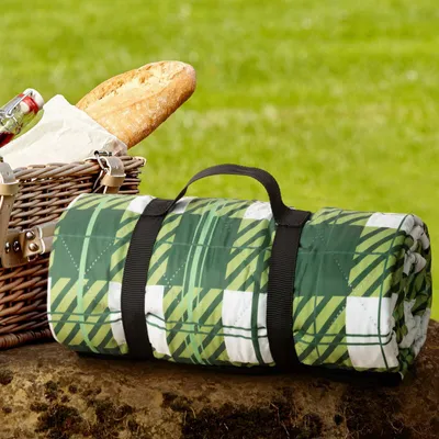 Produktbild von Eurofirany Decke Wohndecke Sofadecke Picknickdecke 2 130x145 grün B