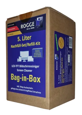 ROGGE Bildschirmreiniger 5. Liter Nachfüllsystem