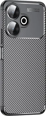 Produktbild von Handy Hülle für Xiaomi Redmi 13 Carbon Look Cover Case Schutzhülle Farbe: Schwarz