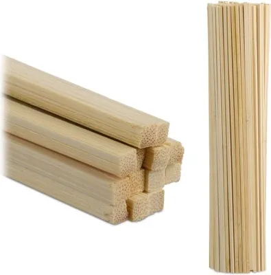 Image de lot de 200 bâtons de bambou 30 cm