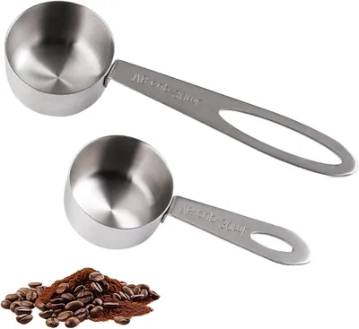 Produktbild von Messbecher-Set – 2 Stück – 30 ml – Edelstahl – Spülmaschinenfest – Ergonomischer Griff