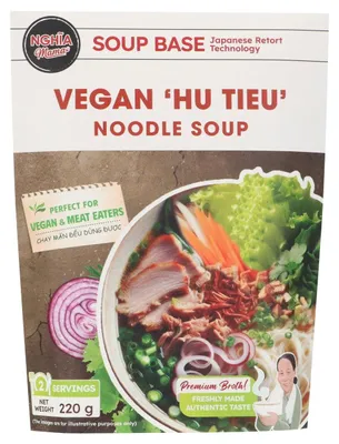 Immagine prodotto di NGHIA MAMA Pho Bouillon Hu Tieu Vegan 220g - Senza glutine, ingredienti naturali, gusto autentico