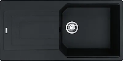 Immagine prodotto di Franke URBAN UBG 611-100 lavello in ONYX con manopola eccentrica in acciaio inox / dimensioni del foro 980 x 480 mm / lavello in granito