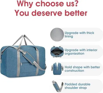 Produktbild von Famanu Reisetasche Wasserfest 40L - Ideal für Reisen und Fitness