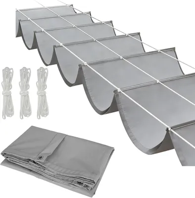 Produktbild von Sonnensegel 1x3m, wasserdicht, UV-Schutz, für Terrasse, mit Montagekit