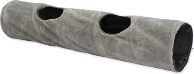 Obrázek produktu pro Tunel MAGIC CAT plyšový šedý 120 cm