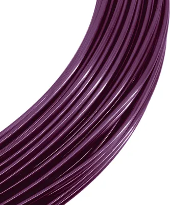 Produktbild von Aluminiumdraht Ø 2mm - 60m - Farbe Aubergine