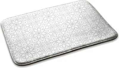Produktbild von Teppich Teppich Wohnzimmer Schlafzimmer Modern - 90 cm x 60 cm - Geometrisches Blumenmuster