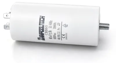 CBB60 Betriebskondensator 40 µF 450 V AC, 45×100 mm
