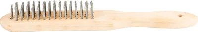 Produktbild von TOP TOOLS Hmd Drahtbürste 4-reihig, Holzstiel 14A604