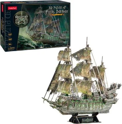 Produktbild von CUBICFUN Shining 3D puzzle Segelschiff Flying Dutchman 360 Teile