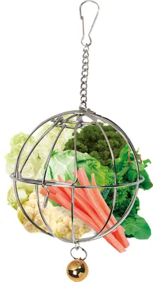 Produktbild von Karlie Salatball - Nagerspielzeug - Metall - Silber - Durchm.9 cm