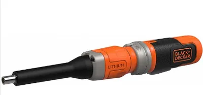 Obrázok produktu pre Black & Decker BCF603C-QW, Elektrický skrutkovač, Rovná rúčka, Čierna, Oranžová, 180 ot/min, 5,5 Nm, 2,5 cm