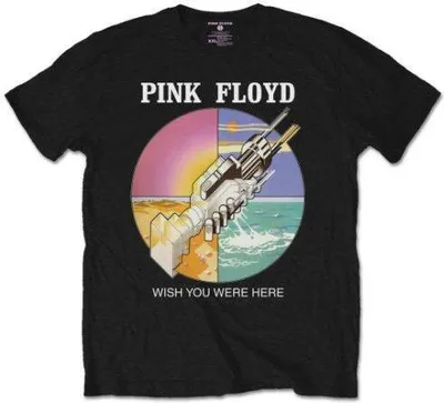 Image de Pink Floyd - "Wish You Were Here" T-shirt homme/femme unie RO2168 (L) (Noir)