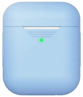 Image de Étui de protection en silicone pour Apple AirPods 1 / 2 - Bleu bébé