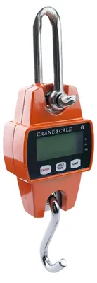 Zdjęcie produktu dla Cyfrowa waga haka, 300 kg, z wyświetlaczem LCD i stalowym hakiem