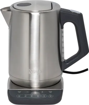 Zdjęcie produktu dla Ninja KT201EU, 1,7 l, 3000 W, Czarny, Stal nierdzewna, Plastik, Stal nierdzewna, Regulowany termostat, Wskaźnik poziomu wody