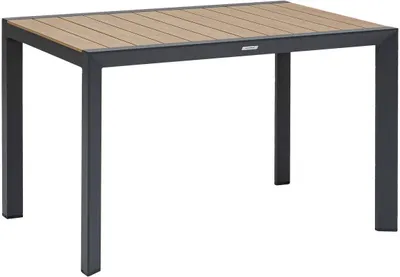 Produktbild von Gartentisch "évasion" holzeffekt honey &amp graphite 4-sitzer lates aus aluminium  - Hespéride