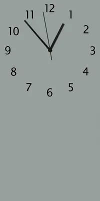 Produktbild von Wallario Design Wanduhr Grau aus Echtglas, Größe 30 x 60 cm