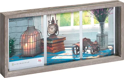 Produktbild von Walther, SL315D,Rustic Galerier., 3 X 10X15 cm, grau