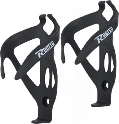 Produktbild von Flaschenhalter für Fahrrad - Set mit 2 Stück - Ultraleicht, 23 g - Schwarz