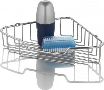 Produktbild von Eckregal Escala, verchromt, 1 Boden
