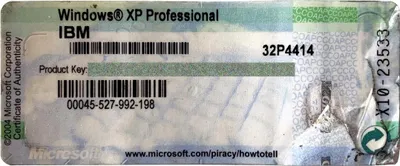 Immagine prodotto di Licenza Windows Xp Pro Professional Originale 32 Bit Coa Tagliandino Sticker