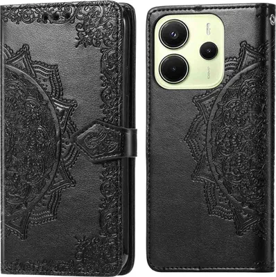 Image de imoshion Bibliothèque Mandala pour le Xiaomi Redmi Note 14 (4G) - Noir
