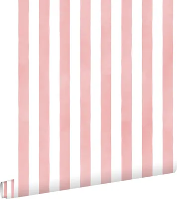Immagine prodotto di ESTAhome carta da parati a strisce rosa e bianco 50 x 900 cm