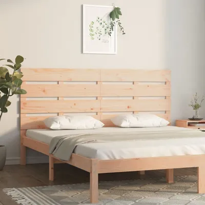 Produktbild von Design Möbel Kopfteil 160x3x80 cm Massivholz Kiefer - 2024 Neu